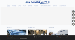 Desktop Screenshot of janbakker-autos.nl
